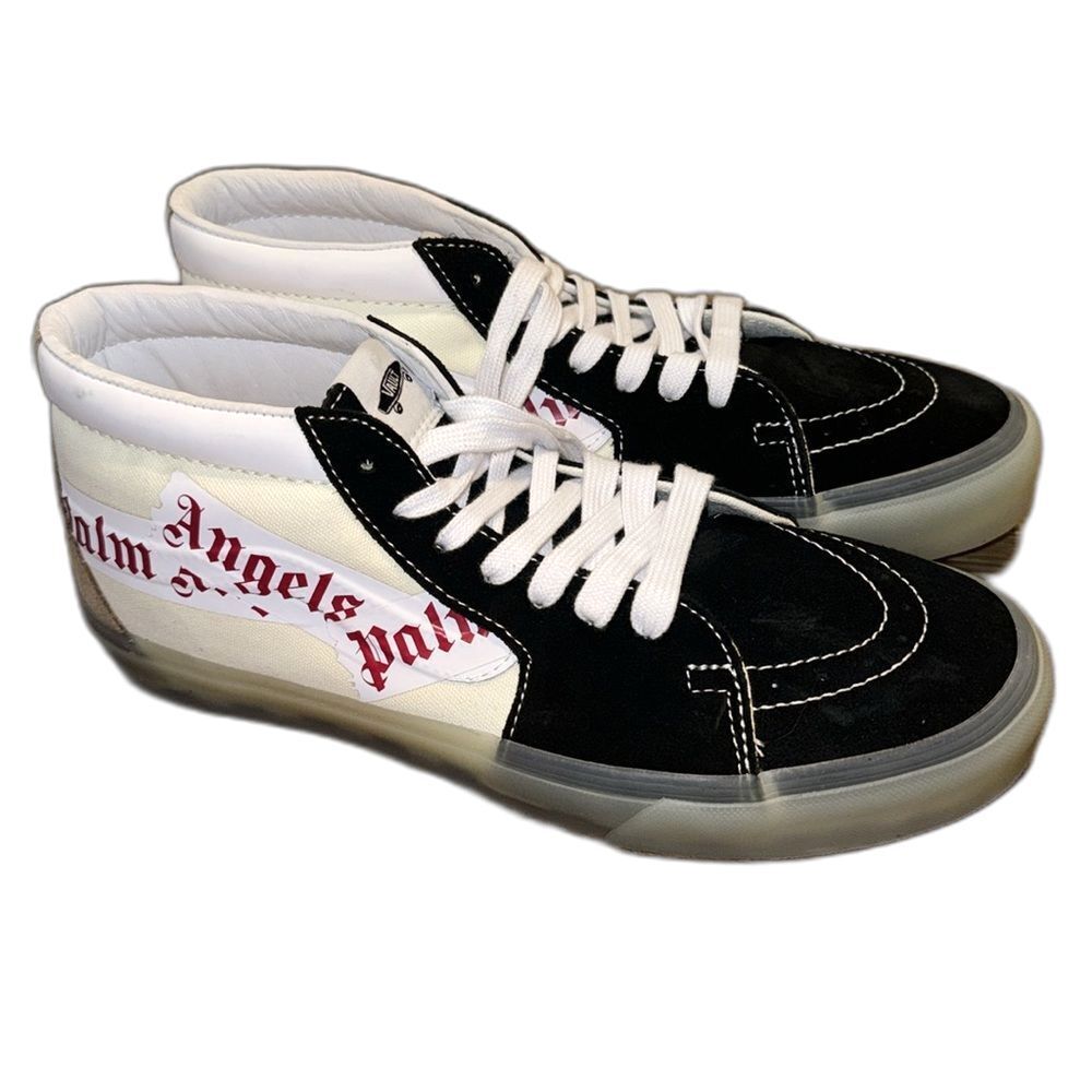 Vans‎ Vault X Palm Angels Sk8-Mid sneakers unisex men’s 9 women’s 10.5